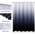 thumbnail image 6 of Shower Curtain, Ombre Blue Shower Curtains for Bathroom, Shower Curtain Sets Farmhouse Cloth Blue Shower Curtains, Rustic Washable Bathroom Waterproof Shower Curtain, 72x72 Inch, 6 of 6
