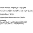 thumbnail image 5 of 2Pcs Front Angel Eyes Fog Lights + Grille For VW Golf 5 MK5 Rabbit 2003-2009, 5 of 5
