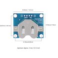 thumbnail image 3 of 3Pcs Button Battery Mounting Board Electrical Holder Module for 20mm CR2032 Coin Cell, 3 of 4