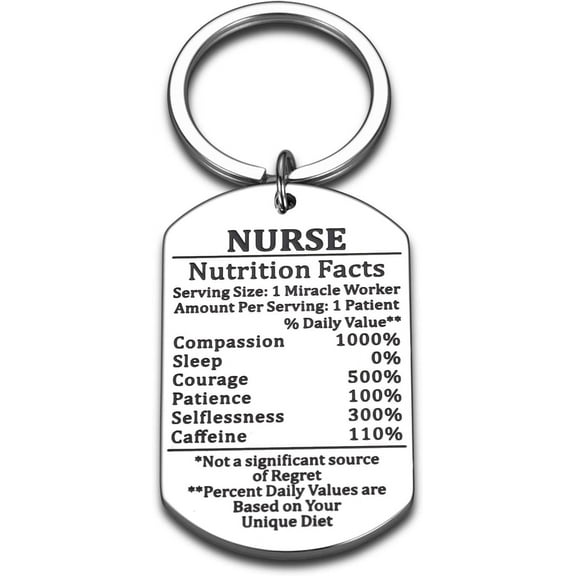 Nurse Graduation Keychain RN Gifts for Women Nurse Appreciation Gift for Nursing School Student Nurse Day Birthday Christmas for Medical Registered New Nurse Practitioner Gift for Women Men