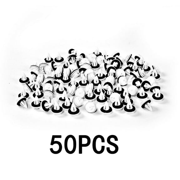 50pcs Car Door Panel Clips Fixing Fasteners For BE36 E38 E39 E46 X5 M3 M5 Z3