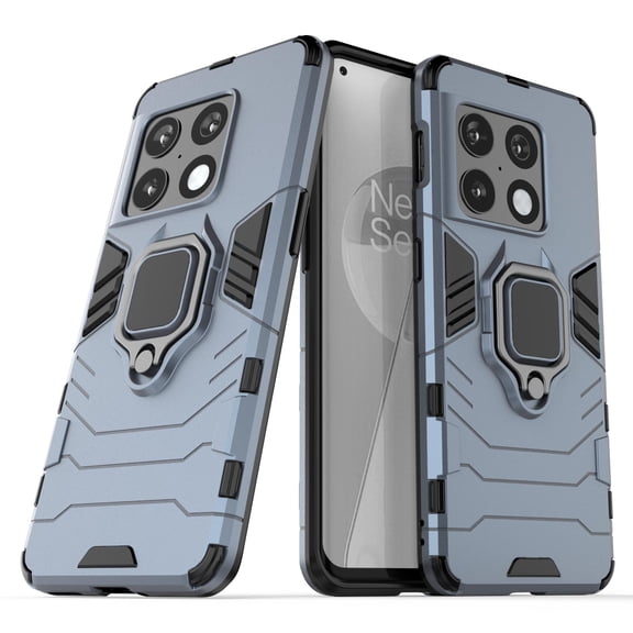 Nalacover for OnePlus 10 Pro 5G Case,Luxury Heavy Duty Armor Dual Layer Protective TPU Bumper Magnetic Finger Ring Kickstand Shockproof Dustproof Non-Slip Slim Back Phone Cover.Blue