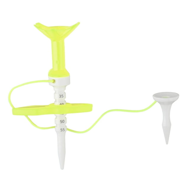 Maoww Golf Tee Adjustable Golfer Gift Reusable Tee Ball Golf for Training Practice Yellow Yellow 8.7cm