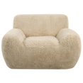 thumbnail image 3 of Uttermost Abide Contemporary Fabric & Foam Accent Chair in Caramel, 3 of 8