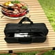 thumbnail image 1 of Multi Purpose Oxfords Cloth Storage Bag Heavy Duty Waterproof Zippered Portable Organizer Bag For BBQ Tools Car Emergency Kits Small Tools, 1 of 6
