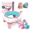 thumbnail image 1 of SALYWEE 48 Needle Smart Round Board Rotary Knitting Loom — DIY Creative Wool Weaving Machine for Adults, Children & Beginners, 1 of 8