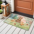 thumbnail image 4 of Cartoon Forest Animal Front Door Rugs 2x3 ft Cute Bear Dear Funny Fox Watercolor Mushroom Small Rug for Entryway Non Slip Washable Bathroom Door Mat Absorbent Floor Mat for Indoor Entrance, 4 of 9