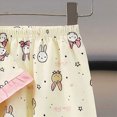 thumbnail image 4 of KPOPLK Toddler Baby Girls Clothes Shirt Tops +Pants Outfit 2 PCS Set Summer Casual Cotton Outfit witth Pocket 12 Months-6T(3-4 Years,Beige), 4 of 5