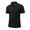 Black, variant on Men Quick Dry Short Sleeve Golf Polo Shirts Breathable Athletic Collared Work Casual Polo T-Shirts