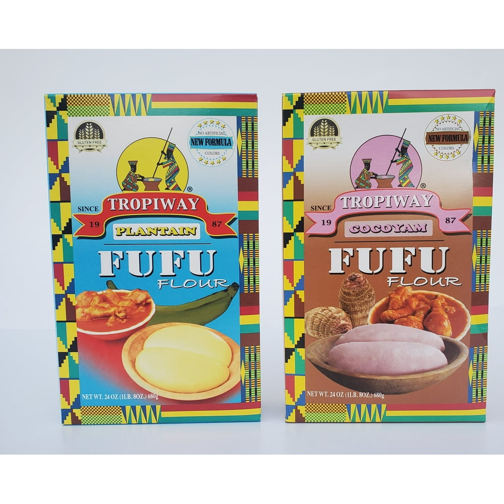 Plantain and Cocoyam Fufu Flour 24oz