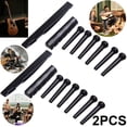 thumbnail image 3 of Kuymtek Cordal Acústico 6 Cuerdas 3 Colores Pasadores Guitarra Sillín (negro) 2 Uds., 3 of 6