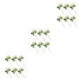 thumbnail image 3 of Rama de flores artificiales Inteprter 6 piezas tela flor falsa Leche blanca, 3 of 6