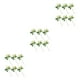thumbnail image 3 of Rama de flores artificiales Inteprter 6 piezas tela flor falsa Leche blanca, 3 of 6
