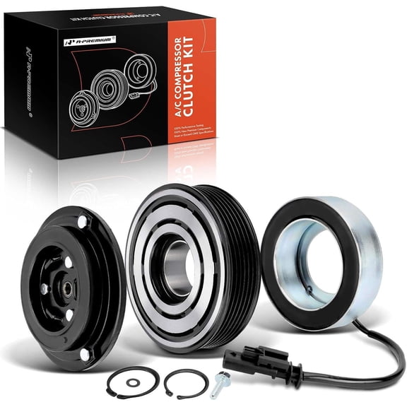 A-Premium Air Conditioner AC Compressor Clutch Kit Compatible with Chevrolet Cruze 2012-2016, Cruze Limited 2016, 1.8L 2.0L