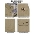 thumbnail image 4 of Legendary Whitetails Men's Journeyman Flannel Lined Shirt Jacket Water Resistant Waxed Cotton, 4 of 7
