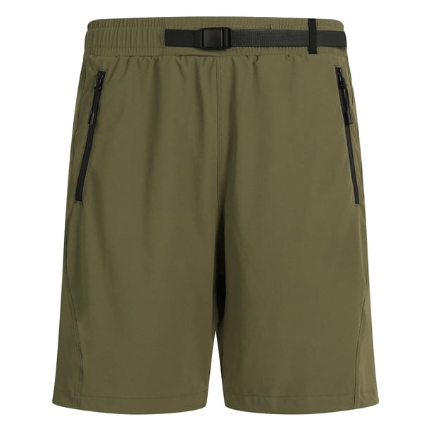 pstuiky Abreviatura para hombres, Pantalones cortos deportivos informales de secado rápido para hombre, ajustados, con bolsillos y cremallera. Pantalones cortos de golf