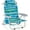 Blue+green, variant on VibrantEcho Beach Chair, 330lbs Folding Backpack Chairs for Adults with 5-Position Backrest, Storage Pockets, Towel Bar & Headrest, Foldable Low Beach Lounge, Portable Aluminum Lay Flat Colourful