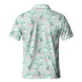 thumbnail image 4 of Funny Golf Shirts for Men Casual Short Sleeve Print Polo Shirt Mint Green XL, 4 of 4