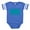 Royal Blue, variant on CafePress - 3 S Dakota - Cute Infant Baby Football Bodysuit