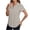 Khaki Blouses, variant on Short Sleeve Tops for Women Summer Elegant Shirts V Neck Soft Ladies Blouses Fashion Solid T Shirts Top S-XL
