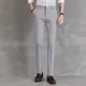thumbnail image 3 of Pantalones elásticos elásticos de 9 pulgadas para hombre, pantalones de trabajo azules para hombre, pantalones rectos de oficina, moda de licra, verano 2024, para hombre chino, 3 of 5