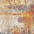 thumbnail image 7 of Chelsea Contemporary Abstract 6'7'' x 9'3'' Multi and Blue Polypropylene Indoor Area Rug, 6.7' x 9', 7 of 7