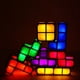 thumbnail image 4 of Lámpara de noche apilable, 7 piezas, LED DIY, 7 colores, rompecabezas 3D, sensor, lámpara de mesa entrelazada, iluminación, bloques de construcción mágicos DIY, luces brillantes, 4 of 5