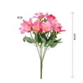 thumbnail image 6 of sunsanly Artificial Lily Branch with Stem 5 Fork 10 Head Home Wedding Party Faux Flower Floral Arrangement Indoor Outdoor Decoration Photo Props, 6 of 8
