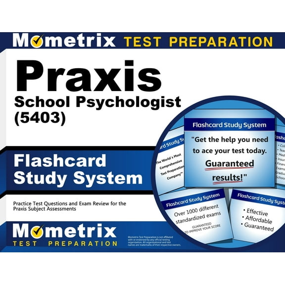 Praxis School Psychologist (5403) Flashcard Study System : Practice Test Questions and Exam Review for the Praxis Subject Assessments (Cards)