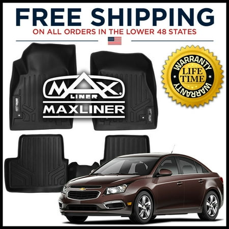Maxfloormat 1st 2nd Rows Floor Liner Mats Set Black For 2011
