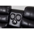 thumbnail image 4 of Kingway Faux Leather Manual Reclining Sofa Set – Two-Piece Home Theater Seating, 4 of 5
