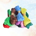 thumbnail image 3 of Hemoton 12 Rolls 10m Jute Twine Rope, Colorful Woven Hand Knitting Cord for Crafts, Wrapping and Home Projects, 3 of 6