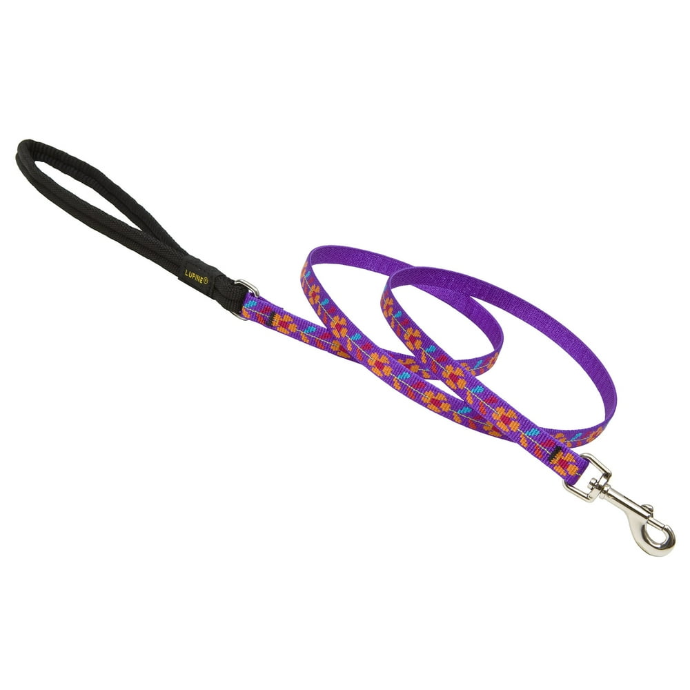 Lupine Collars and Leads 51139 1/2" x 6' Purple Dog Lead