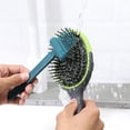 thumbnail image 5 of 2-In-1 Hairbrush Cleaner Tool, Dual Function Hair Comb Cleaner Tool, Portable Brush Debris Remover, Salon Home Hairbrush Cleaning Accessory, Travel Size Comb Dust Remover for Home,Green, 5 of 6