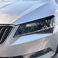 thumbnail image 4 of Bright Black Pattern Eyebrow Headlight Lid for Skoda Superb B8 16-18, 4 of 5