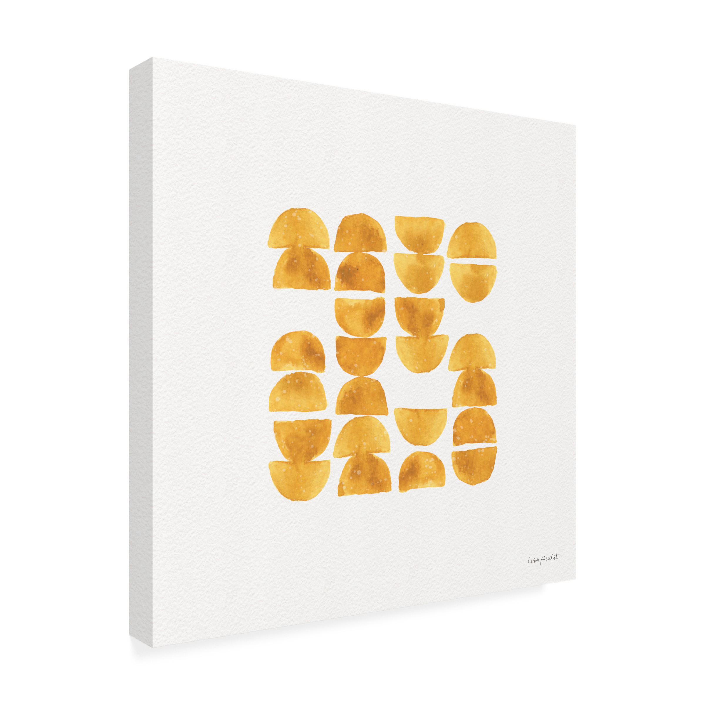 Lisa Audit 'Happy Yellow 13' Canvas Art
