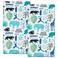 thumbnail image 1 of 2pcs Changing Pad Cover for Baby Breathable and Comfortable Changing Table Sheet with Exquisite Patterns Bassinet Sheets Fine Workmanship Durable Baby Mattress Cover for Boys Girls, 1 of 7