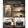 thumbnail image 4 of 2600 mAh battery image wall light, USB rechargeable wireless photo light with remote control, dimmable LED spotlight with magnet and battery, battery-, 4 of 5