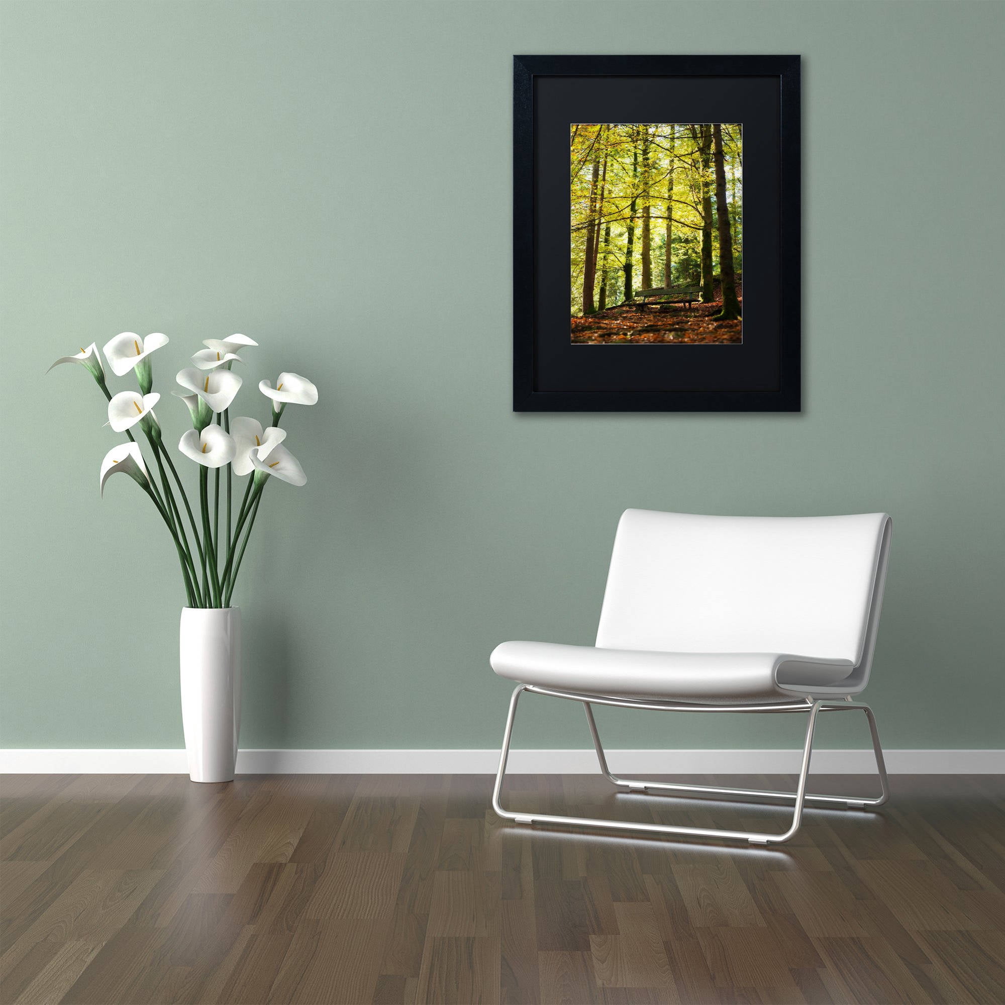 Trademark Fine Art "Pause" Canvas Art by Philippe Sainte-Laudy Black Matte, Black Frame