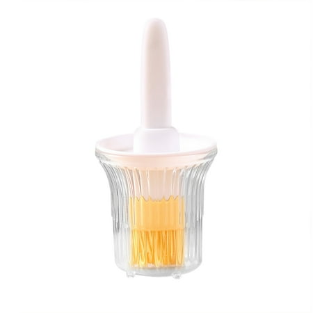 

Oil Brush Bottle Beneky Kitchen Fat Bottle Oil Dispenser Bottle with Silicone Brush Silicone Brush Oil Bottle Kitchen Silicone Basting Brush Oil Brush for Cooking Baking Grilling Butter Bbq