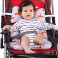 thumbnail image 5 of Inserto para asiento de automóvil para niños pequeños, almohada de soporte para la cabeza y el cuerpo con forro para bebés, 5 of 5