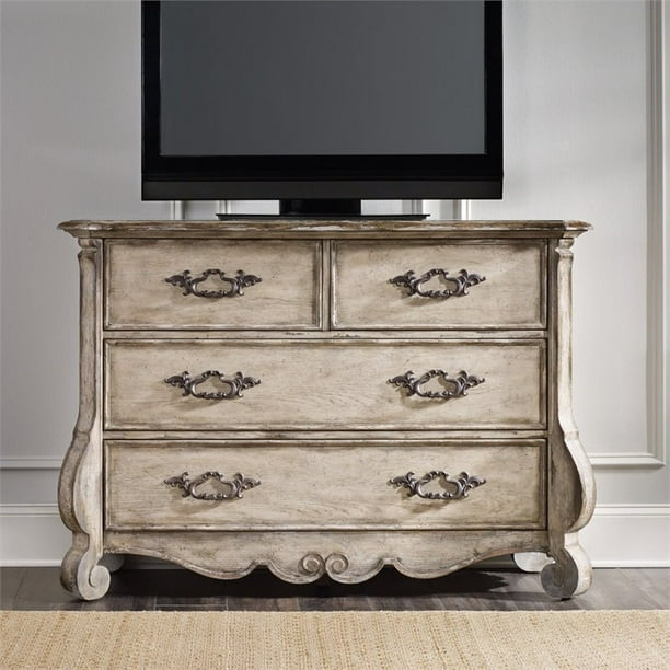 It still is , well in canada anyways. beaumont lane cedar way 4 drawer media chest in distressed vintage white