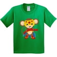 thumbnail image 3 of Inktastic Superhero Monkey, Cute Monkey, Brown Monkey, Cape Youth T-Shirt, 3 of 5