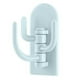 thumbnail image 1 of Ganchos para colgar sobre puertas, funcionales, de plástico, para armarios, para la cocina, el baño y el armario, blancos, ahorran espacio y son fáciles de usar., 1 of 1