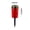 Red, variant on Solar Powered LED Pathway Light With Red Flame Effect For Garden Patio Decor 1 Count