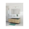 thumbnail image 2 of Replay Collection Six-Light Traditional Brushed Nickel Etched White Glass Bath Vanity Light, 2 of 11