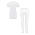 thumbnail image 2 of Adar Pro Modern Athletic Scrub Set For Women - Modern V-Neck Scrub Top & Yoga Jogger Scrub Pants, 2 of 7