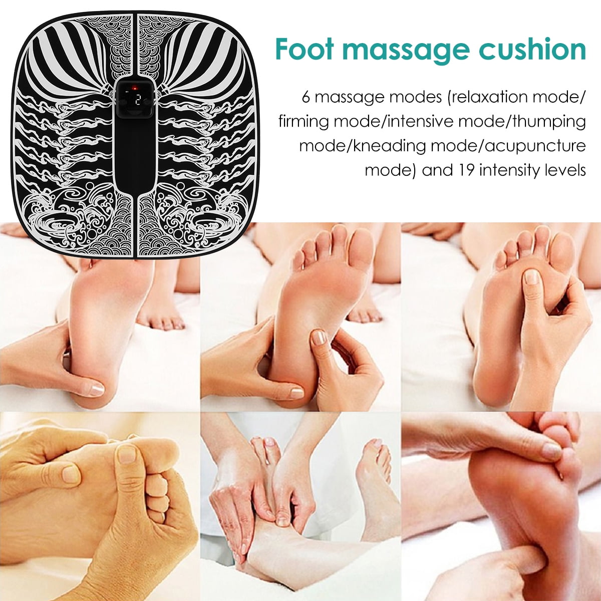 Semme Reflexology,Foot Massage Mat,Stone Foot Massager Foot Circulation  Massager for Long-Sitting El…See more Semme Reflexology,Foot Massage  Mat,Stone