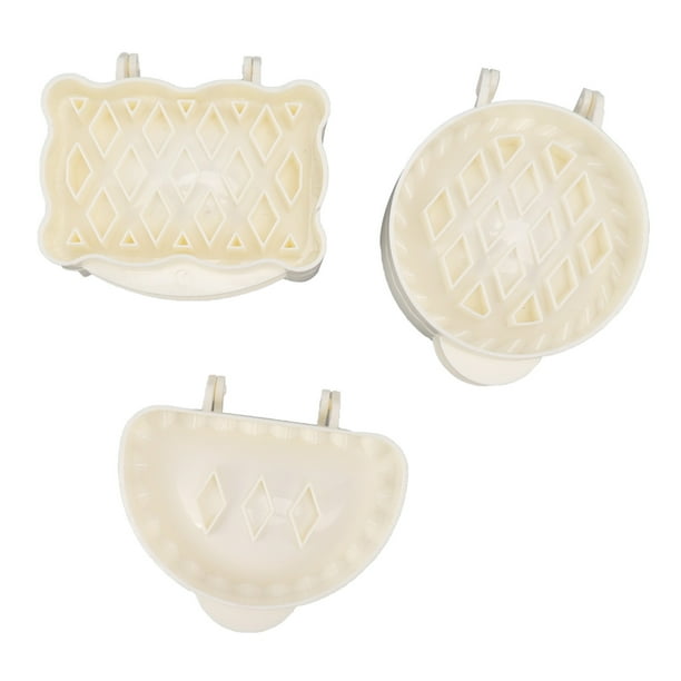 Juego De Moldes Para Tartas De Mano, Patrón Fácil De Usar, Forma Rectangular, Mini Moldes Clásicos Para Tartas De Mano, 3 Piezas Para Cortezas De Tarta Para Hornear