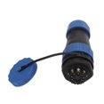 thumbnail image 1 of Waterproof Plug Socket Connector 380V 45A Back Nut Welding Free Aviation Power Connector 9 Pin, Contact Size 2.8x9mm, 1 of 5